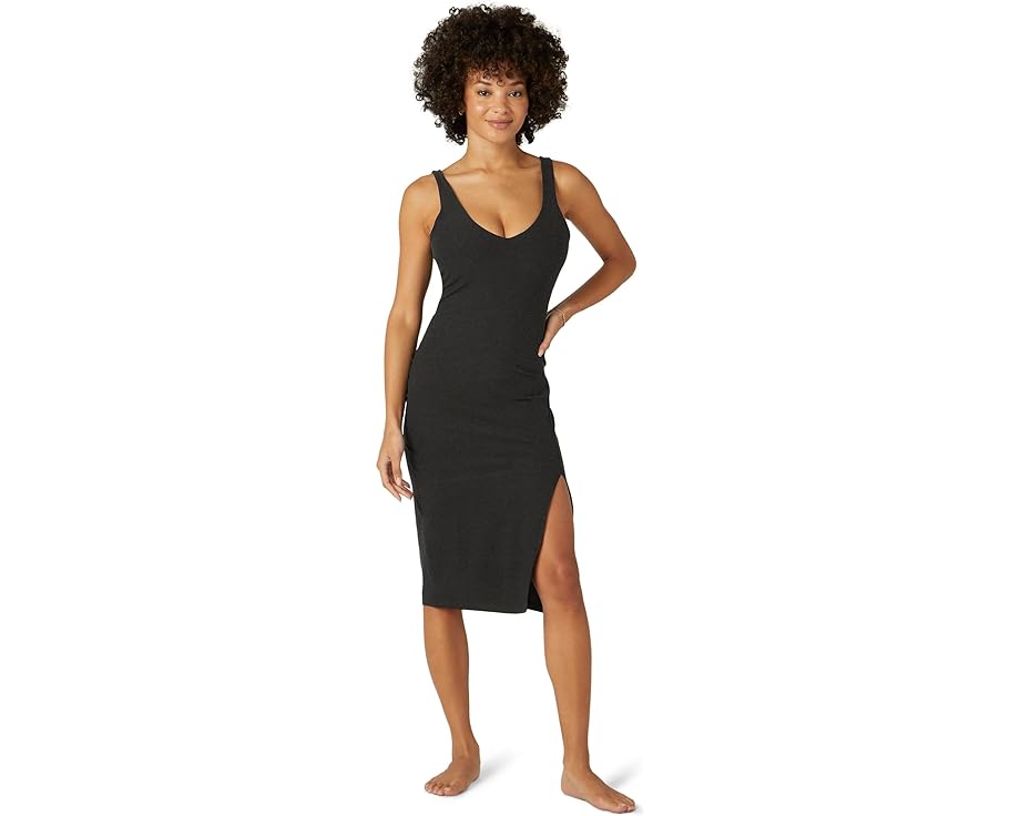 ビヨンドヨガ ドレス ナイト ミディドレス レディース 【 BEYOND YOGA SPACEDYE INSPIRE MIDI DRESS / DARKEST NIGHT 】 レディースファッション