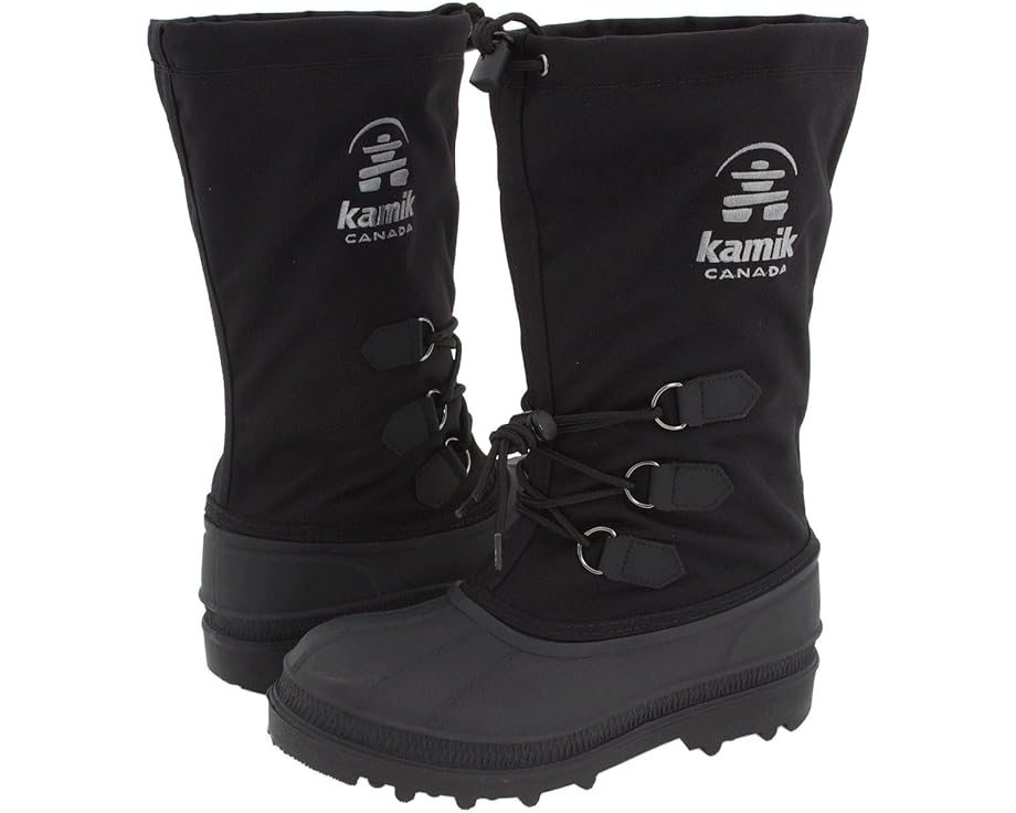 カミック 黒色 ブラック レディース 【 KAMIK CANUCK / BLACK 】 ブーツ|スニケス