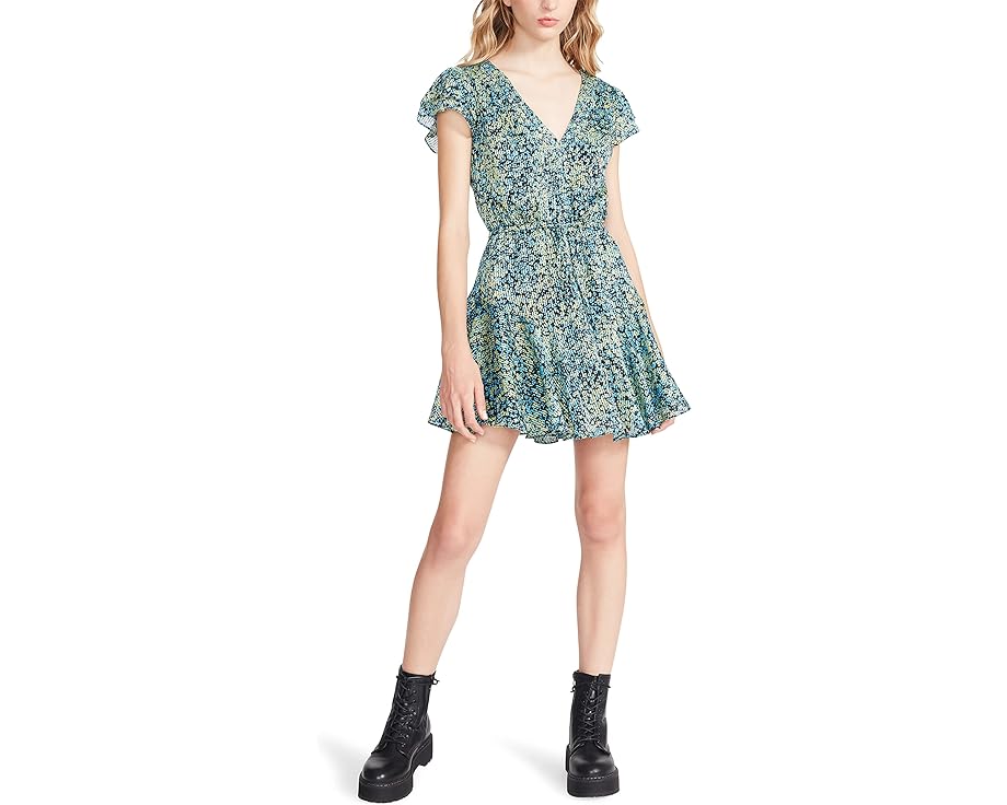 スティーブマデン スティーブマッデン ドレス 黒色 ブラック レディース 【 STEVE MADDEN AYRA DRESS / BLACK MULTI 】 レディースファッション