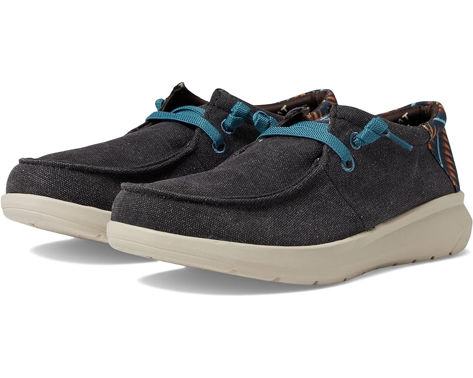 アリアット チャコール 青色 ブルー 2.0 スニーカー メンズ 【 ARIAT HILO STRETCH / CHARCOAL BLUE BLUE AZTEC 】