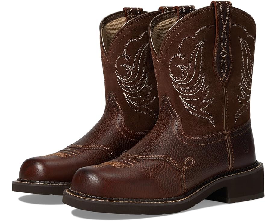 アリアット 銅色 コッパー レディース 【 ARIAT FATBABY HERITAGE / DAPPER COPPER KETTLE BROWNIE 】 ブーツ|スニケス