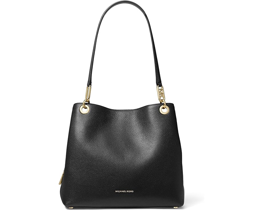 マイケルマイケルコース 黒色 ブラック レディース 【 MICHAEL MICHAEL KORS KENSINGTON LARGE SHOULDER TOTE / BLACK 】 バッグ レディースバッグ ハンドバッグ