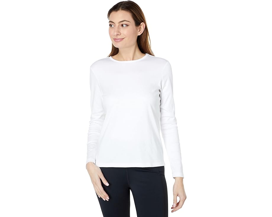 クルー スリーブ L.L.BEAN 長袖 レディース 【 PIMA CREW NECK LONG SLEEVE / 】 レディースファッション トップス Tシャツ カットソー