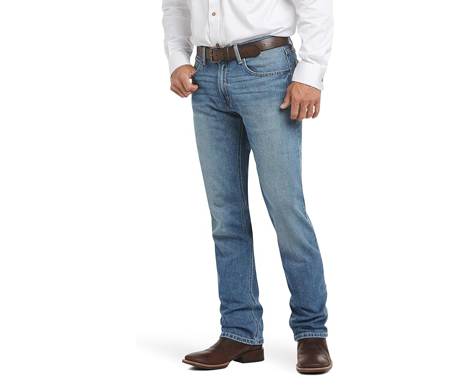 アリアット ライズ ジーンズ メンズ 【 ARIAT M4 LOW RISE STACKABLE STRAIGHT LEG JEANS IN SAWYER / 】 ブーツ