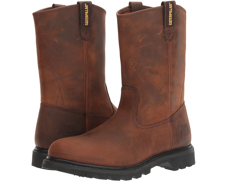 キャタピラー 茶色 ブラウン レザー メンズ 【 CATERPILLAR REVOLVER / BROWN PULL UP LEATHER 】 ブーツ