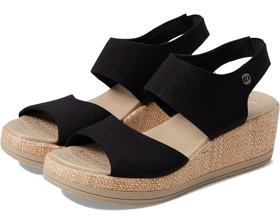 ビジーズ ストラップ ウェッジ サンダル レディース 【 BZEES REVEAL ANKLE STRAP WEDGE SANDALS / 】 パンプス