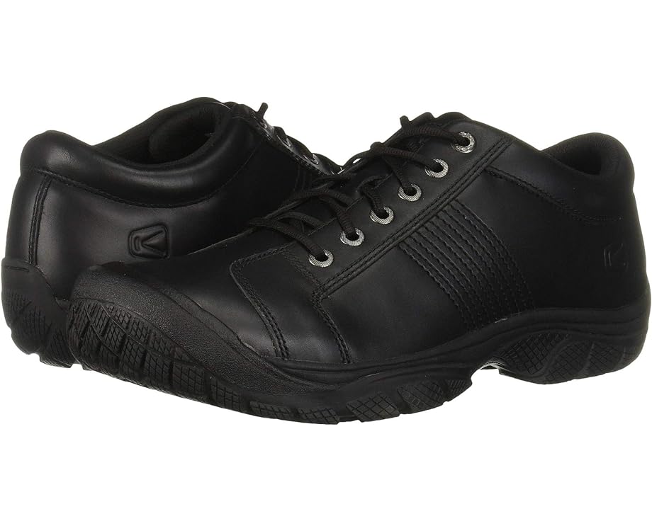 キーン ユーティリティ オックスフォード 黒色 ブラック スニーカー メンズ 【 KEEN UTILITY PTC OXFORD / BLACK 】