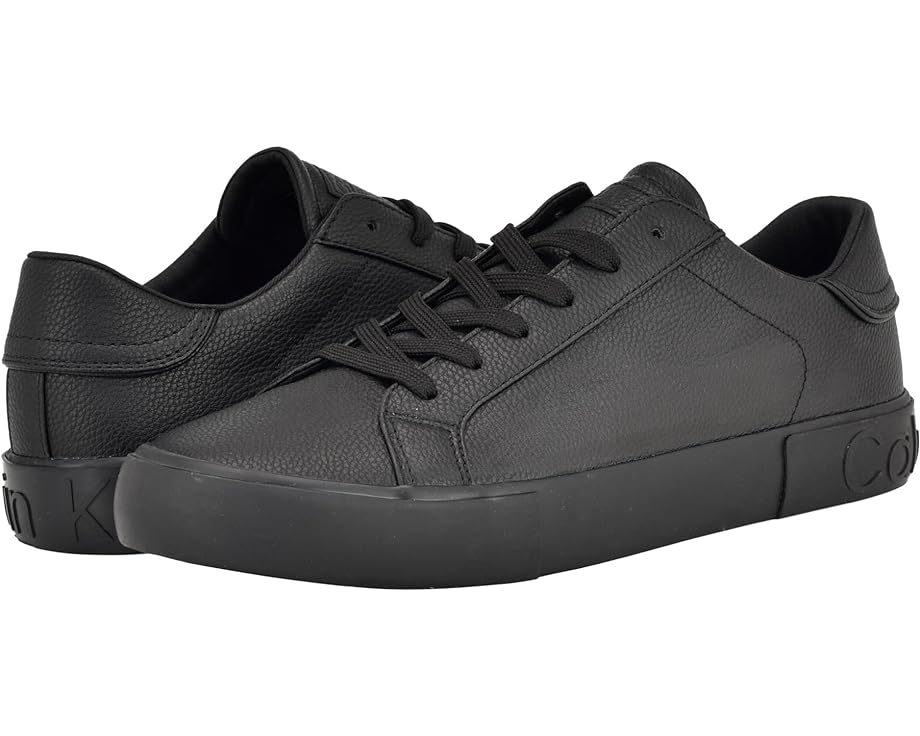 カルバンクライン 黒色 ブラック スニーカー メンズ 【 CALVIN KLEIN REON / BLACK 1 】
