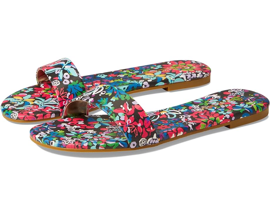 リリーピュリッツァー サンダル レディース 【 LILLY PULITZER EMERY SLIDE / MULTI FEELING FINTASTIC 】