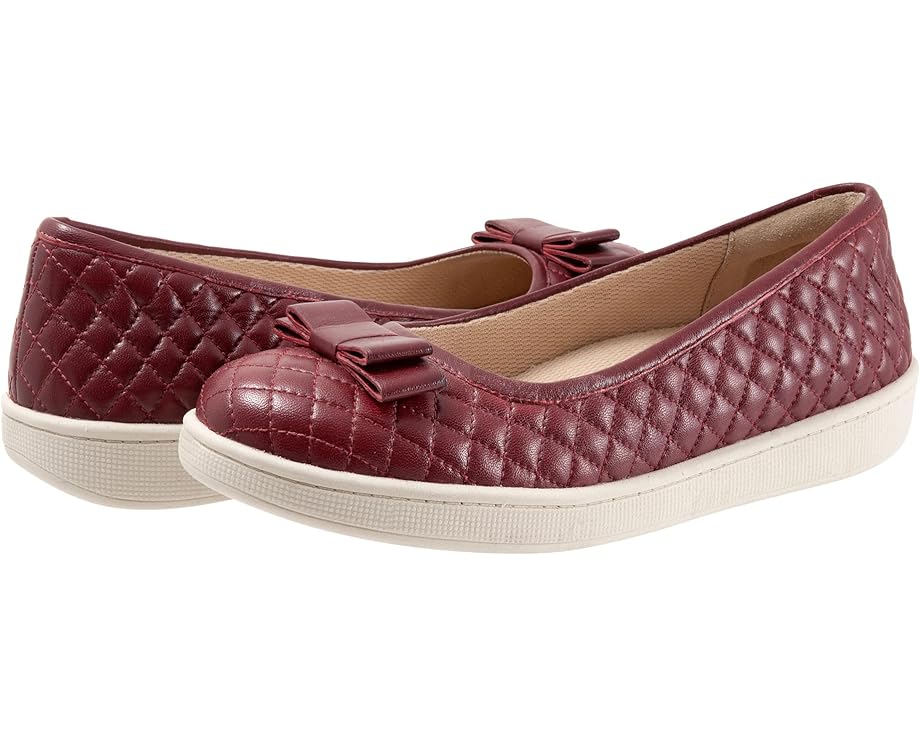 トロッターズ 赤 赤いこと レディース 【 TROTTERS ANNA / DARK RED 】