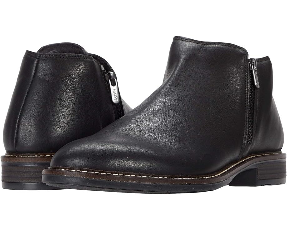 ナオト ジェネラル 黒色 ブラック レザー メンズ 【 NAOT GENERAL / BLACK WATER RESISTANT LEATHER 】 ブーツ