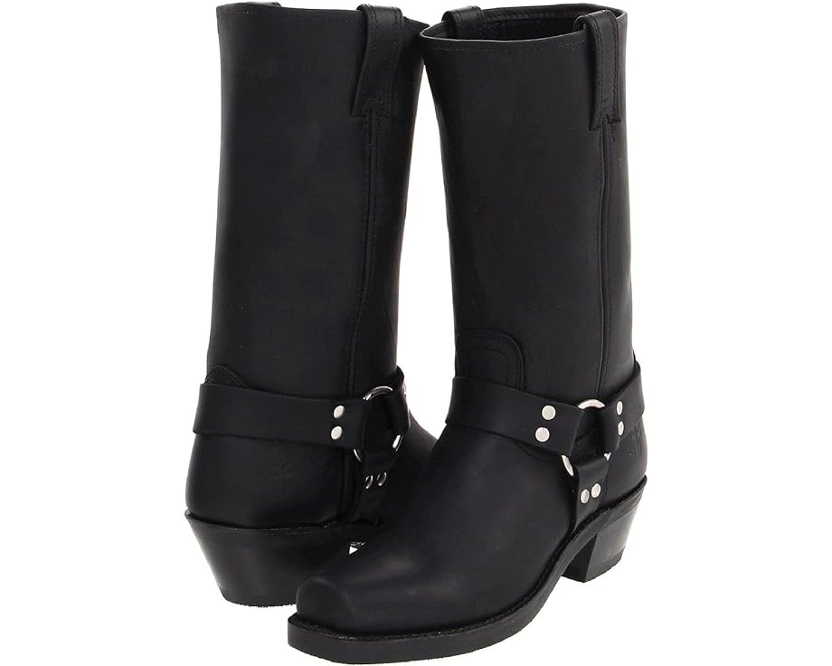 フライ 黒色 ブラック レディース 【 FRYE HARNESS 12R / BLACK 】 ブーツ｜スニケス