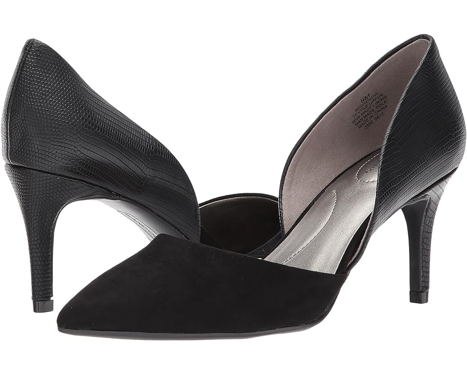 バンドリーノ ポンプ 黒色 ブラック D&rsquo;ORSAY レディース 【 BANDOLINO GRENOW PUMP / BLACK REPTILE SYNTHETIC FAUX 】 パンプス｜スニケス