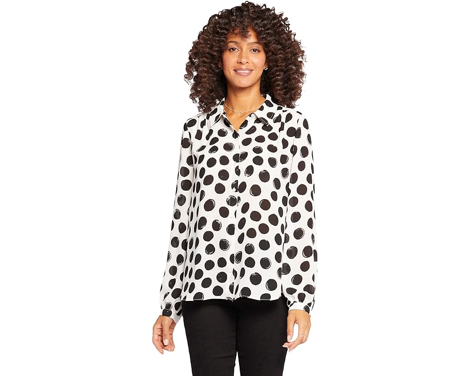 エヌワイディージェイ モダン レディース 【 NYDJ MODERN BLOUSE / RAMONA DOTS 】 レディースファッション トップス Tシャツ カットソー|スニケス