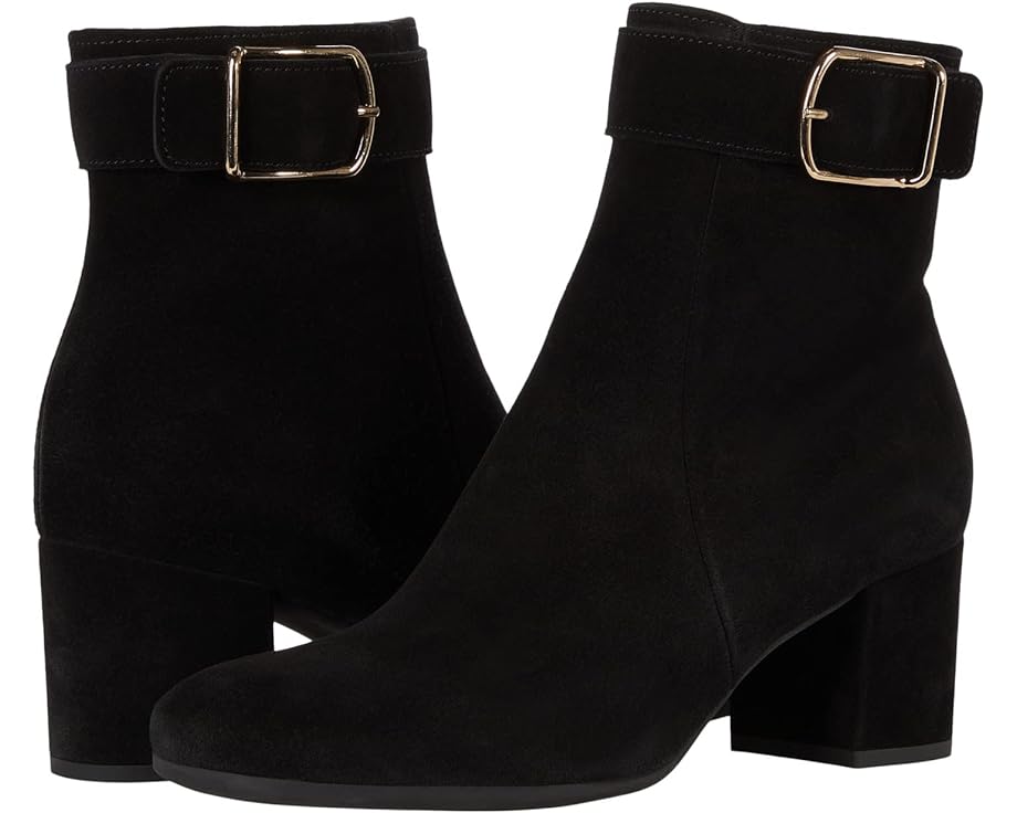 ロサンゼルス 黒色 ブラック スエード スウェード レディース 【 LA CANADIENNE JESSE / BLACK SUEDE 】 ブーツ