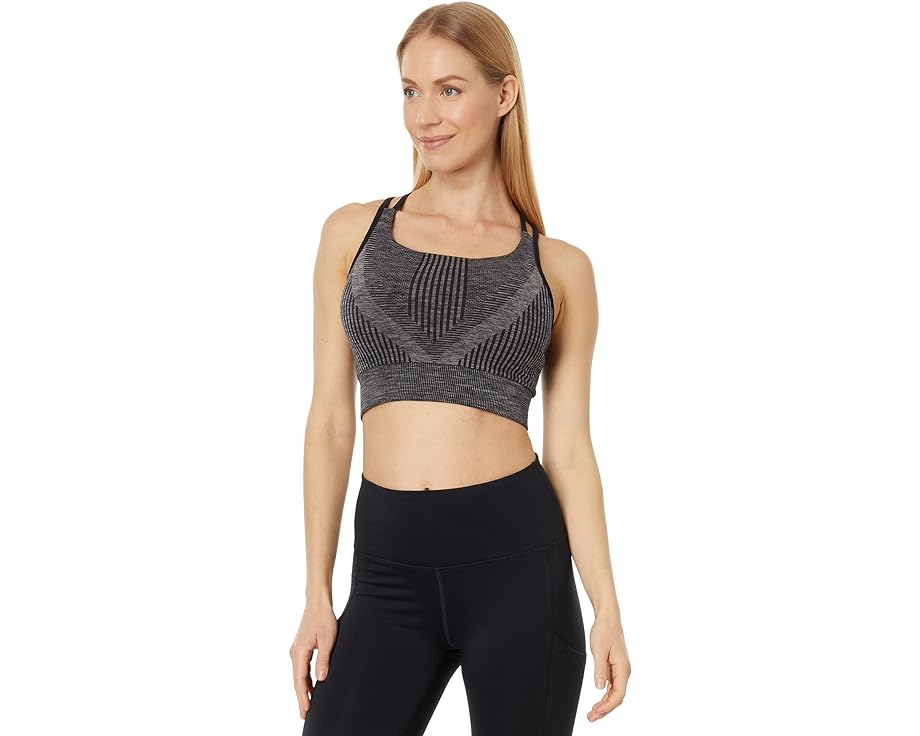 スマートウール 黒色 ブラック ヘザー レディース 【 SMARTWOOL INTRAKNIT STRAPPY BRA / BLACK HEATHER 】 インナー 下着 ナイトウエア
