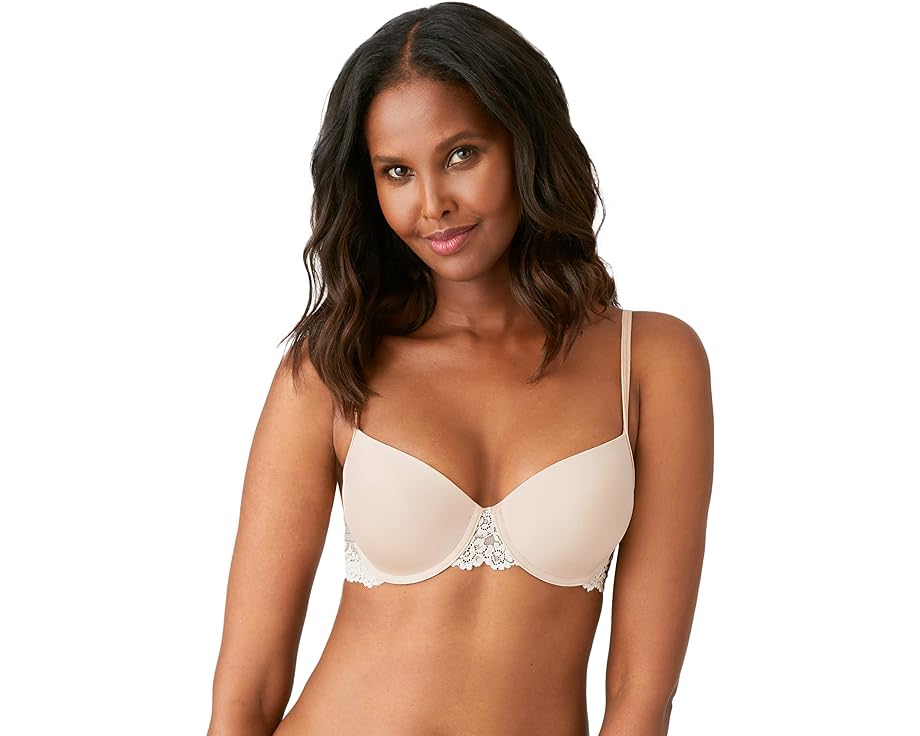 ワコール 【小さめ】 ナチュラル アイボリー レディース 【 WACOAL PETITE EMBRACE LACE PUSH-UP BRA 75891 / NATURAL NUDE IVORY 】 インナー 下着 ナイトウエア