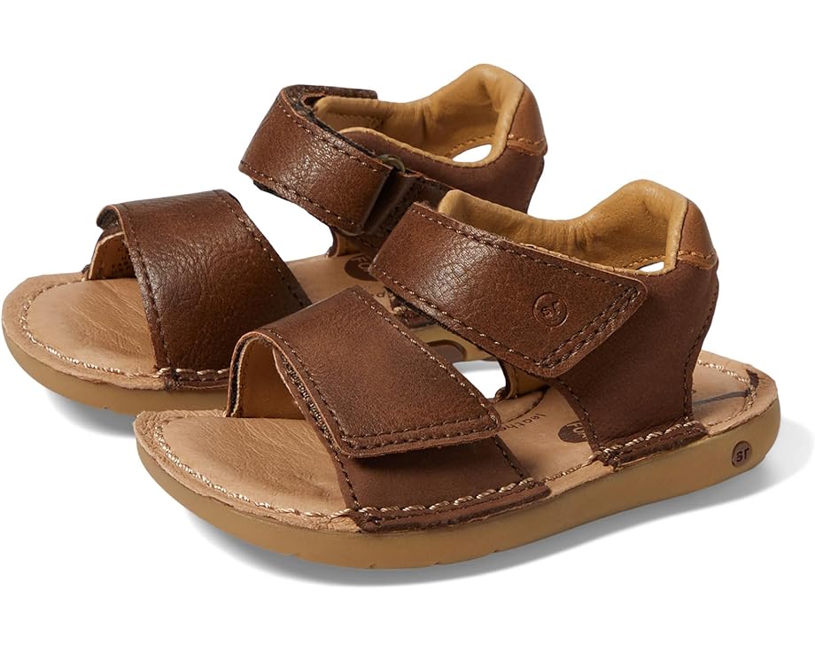 ストライドライト 茶色 ブラウン ジュニア キッズ 【 STRIDE RITE SRT ARU / BROWN 】 ベビー マタニティ サンダル