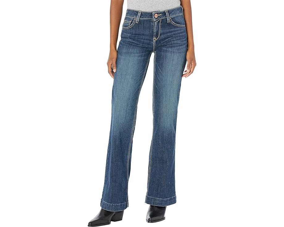 アリアット ライズ ジーンズ レディース 【 ARIAT TROUSER PERFECT RISE MAGGIE WIDE LEG JEANS / PASADENA 】 ブーツ｜スニケス
