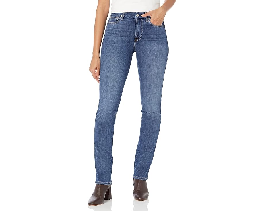 セブンフォーオールマンカインド か細い レディース 【 7 FOR ALL MANKIND KIMMIE STRAIGHT IN SLIM ILLUSION LOVE STORY / SLIM ILLUSION LOVE STORY 】 ブーツ 靴-ブーツ-その他