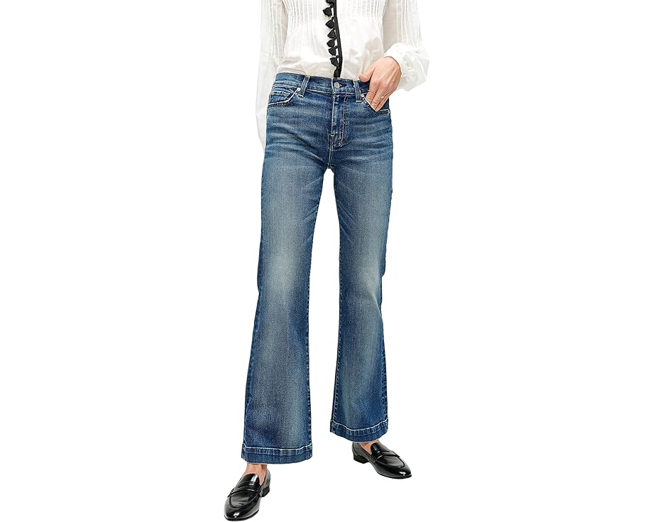 セブンフォーオールマンカインド オーセンティック レディース 【 7 FOR ALL MANKIND TAILORLESS DOJO IN DISTRESSED AUTHENTIC LIGHT / DISTRESSED AUTHENTIC LIGHT 】 ブーツ