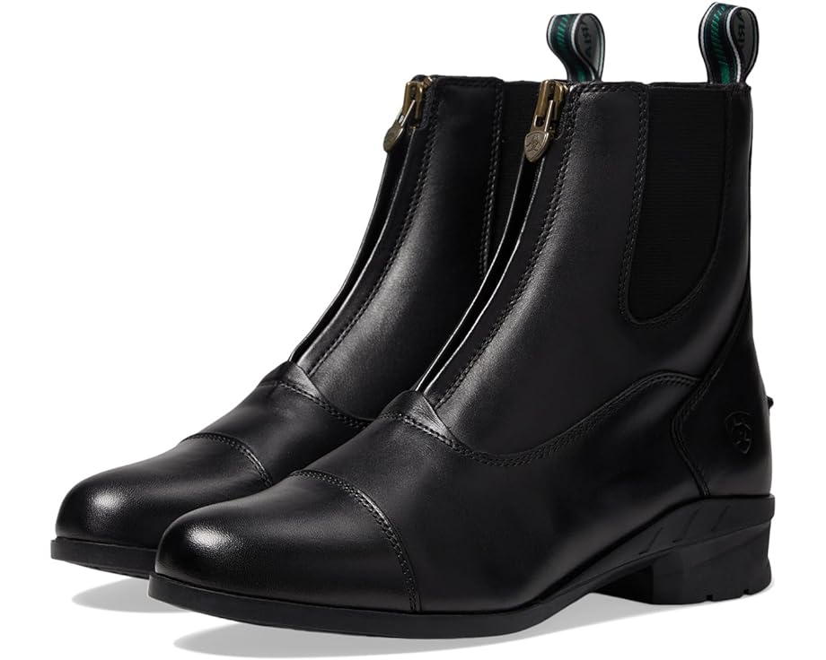 アリアット 黒色 ブラック レディース 【 ARIAT HERITAGE IV ZIP PADDOCK / BLACK 】 ブーツ｜スニケス