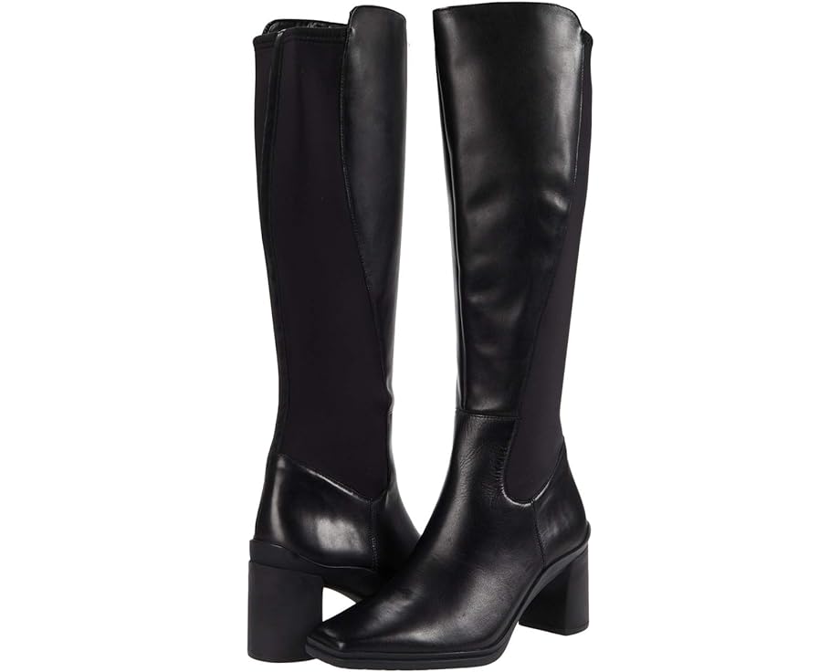 ナチュラライザー ハイ ブーツ 黒色 ブラック レザー レディース 【 NATURALIZER AXEL WEATHERPROOF KNEE HIGH BOOT / BLACK LEATHER NEOPRENE 】 33,865円