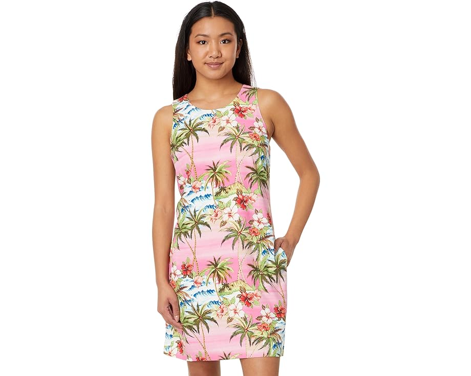 トミーバハマ ノンスリーブ ドレス ローズ レディース 【 TOMMY BAHAMA ISLA PALMETTA SLEEVELESS SHIFT DRESS / ROSE ROCOCO 】 レディースファッション｜スニケス