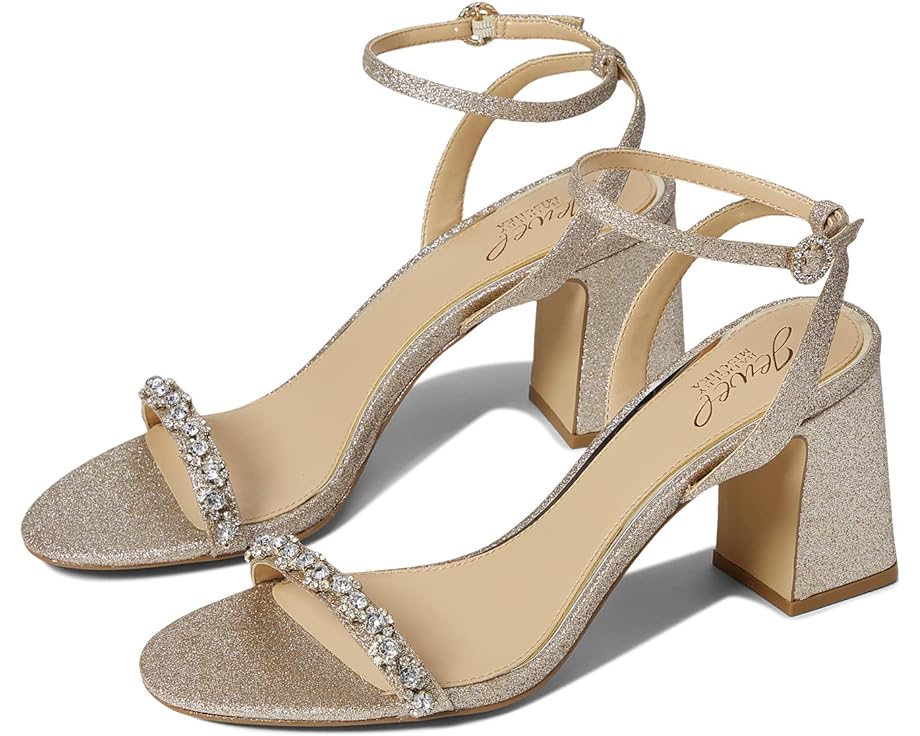 ジュエルバッジェリーミシュカ ゴールド レディース 【 JEWEL BADGLEY MISCHKA ALYNA / LIGHT GOLD 】 パンプス
