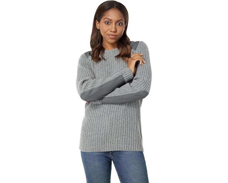 クルー トレーナー 灰色 グレー グレイ ヘザー L.L.BEAN レディース 【 COMMANDO CREW NECK SWEATER / GRAY HEATHER 】 レディースファッション トップス ニット セーター