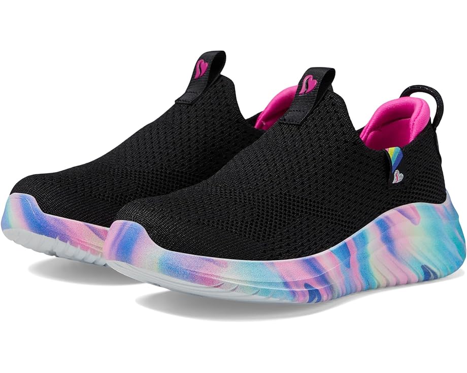 スケッチャーズ ウルトラ 黒色 ブラック 3.0 ジュニア キッズ 【 SKECHERS KIDS ULTRA FLEX 303807L / BLACK MULTI 】 ベビー マタニティ スニーカー