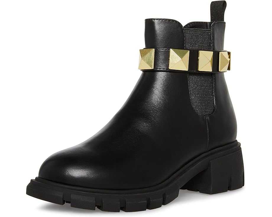 スティーブマデン スティーブマッデン 黒色 ブラック ジュニア キッズ 【 STEVE MADDEN KIDS SUGARR / BLACK 】 ベビー マタニティ ブーツ