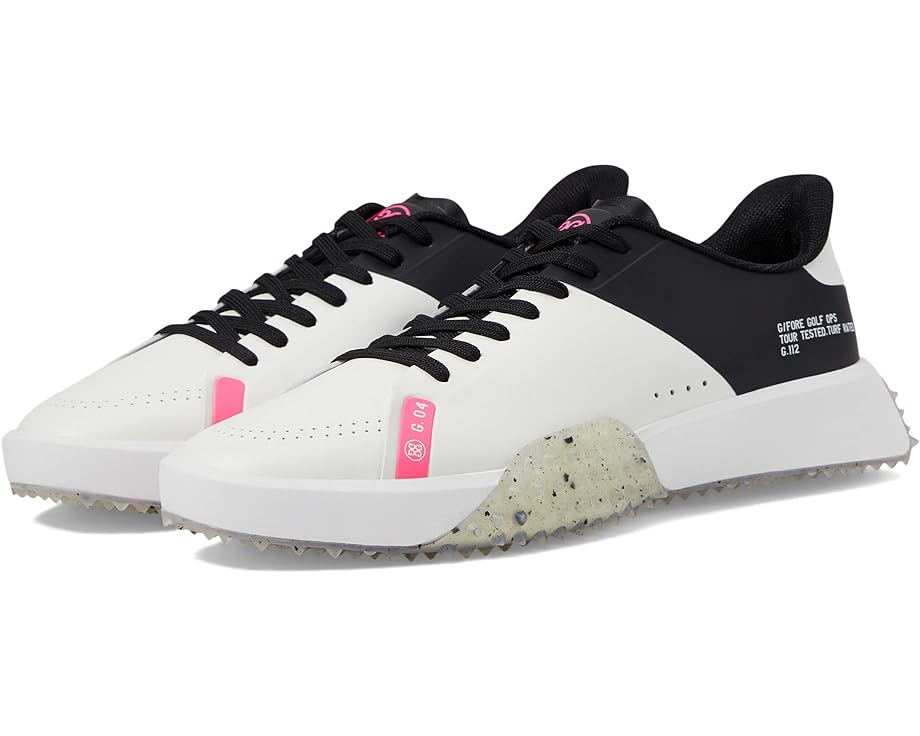 レザー ゴルフ スニーカー 運動靴 G.112 P.U. ゴルフスニーカーS スニーカー メンズ 【 GFORE LEATHER STIPPLED GOLF SHOES / SNOW ONYX 】