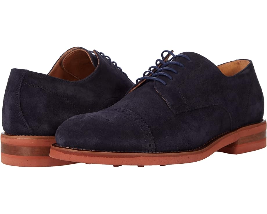 コレクション キャップ キャップ 帽子 紺色 ネイビー \u0026 メンズ 【 JOHNSTON \u0026 MURPHY COLLECTION ASHFORD CAP TOE / NAVY 】