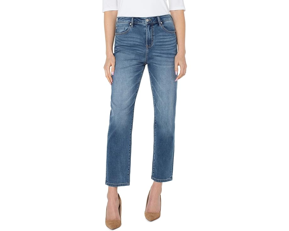 ロサンゼルス レディース 【 LIVERPOOL LOS ANGELES HIGH-RISE NON SKINNY-SKINNY IN SADDLE RIDGE / SADDLE RIDGE 】 ブーツ