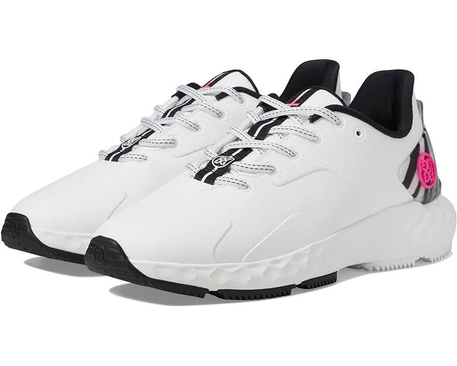 ゴルフ スニーカー 運動すること靴 MG4+ T.P.U. ゴルフスニーカーS スニーカー レディース 【 GFORE PERFORATED ZEBRA ACCENT GOLF SHOES / SNOW 】 スニーカー-靴-レディース靴