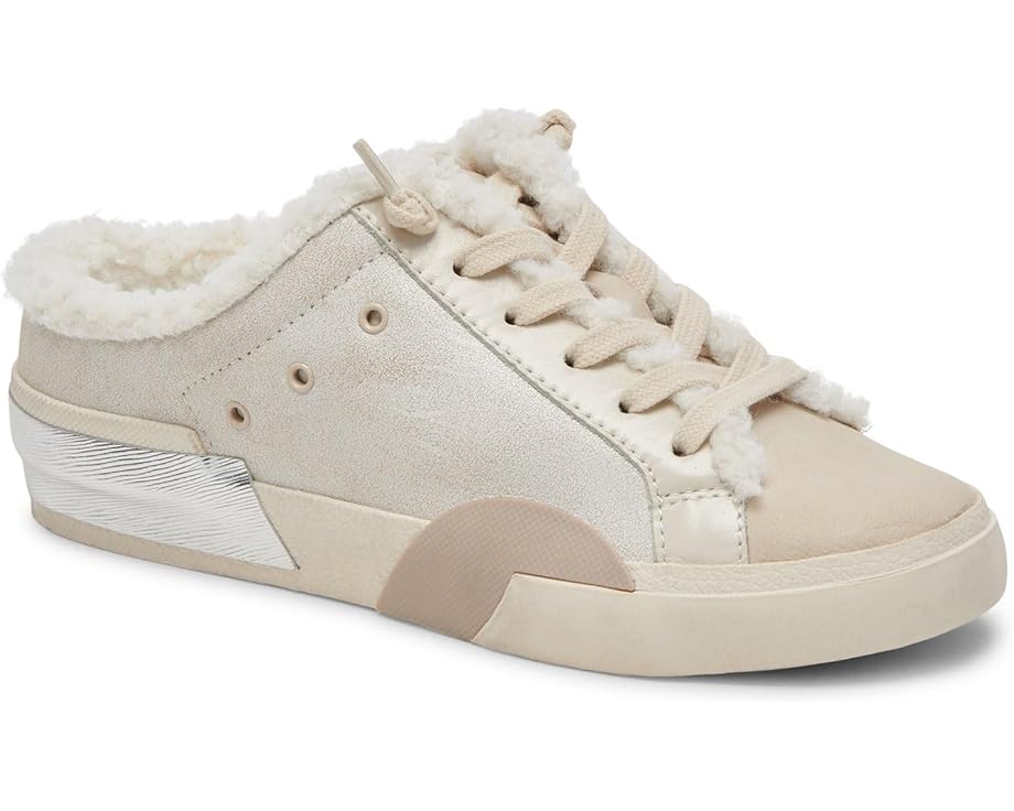 ドルチェヴィータ 白色 ホワイト レザー スニーカー レディース 【 DOLCE VITA ZANTEL / OFF WHITE CRACKLED LEATHER 】