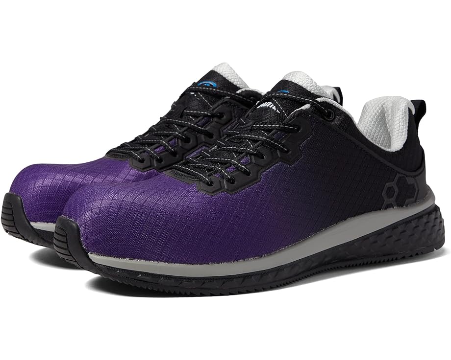 紫 パープル 黒色 ブラック スニーカー レディース 【 NAUTILUS SAFETY FOOTWEAR ALTUS CT / PURPLE BLACK 】|スニケス