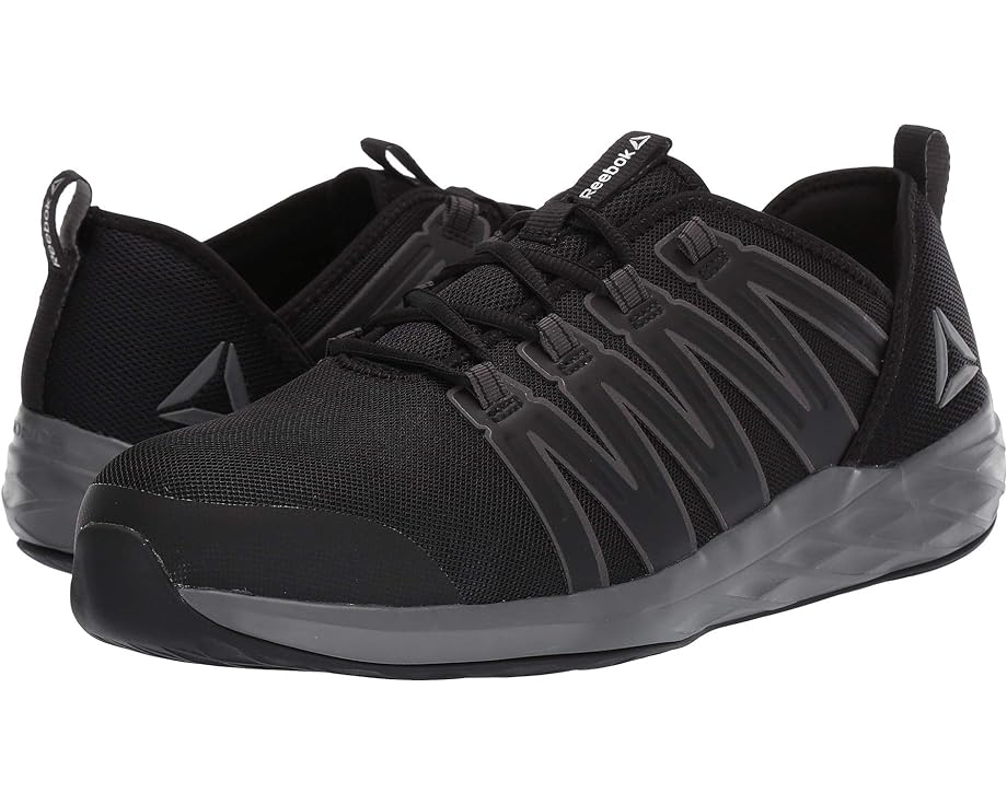 リーボック ワーク リーボック 黒色 ブラック 灰色 グレー スニーカー メンズ 【 REEBOK WORK ASTRORIDE WORK / BLACK DARK GREY 】|スニケス