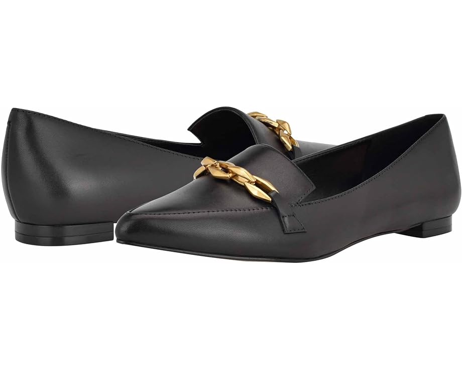 ナインウエスト 黒色 ブラック レザー レディース 【 NINE WEST AHARA / BLACK LEATHER 】