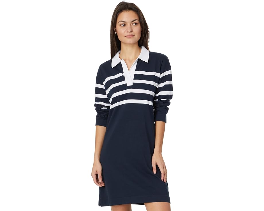 ジャージー ドレス ストライプ レディース 【 FAHERTY RUGBY JERSEY DRESS / CAPE MAY STRIPE 】 レディースファッション
