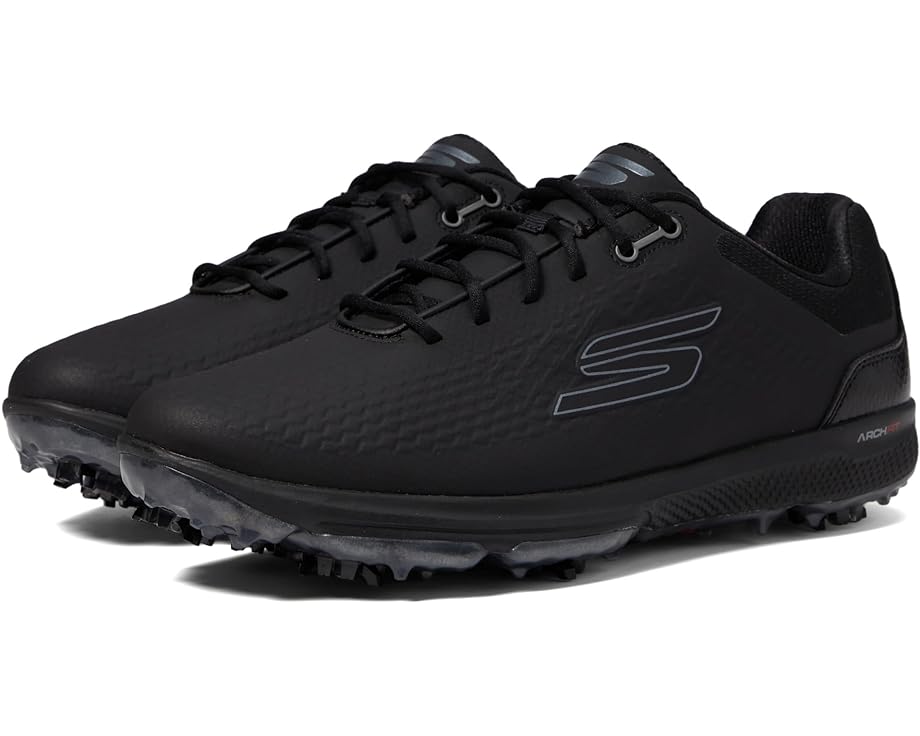 スケッチャーズゴーゴルフ スケッチャーズ ゴルフ プロ 黒色 ブラック スニーカー メンズ 【 SKECHERS GO GOLF PRO 6 / BLACK 】