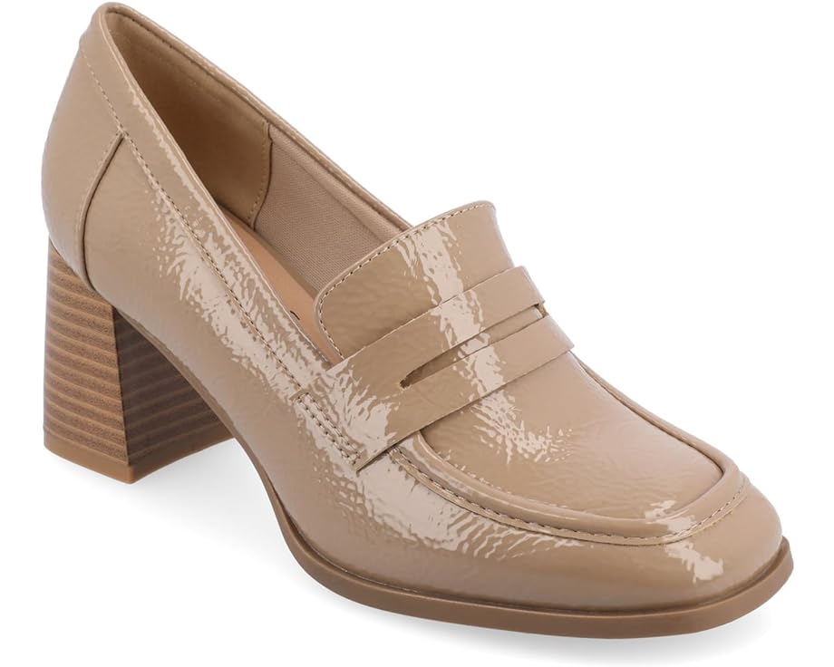 ジュルネ コレクション コレクション パテント レディース 【 JOURNEE COLLECTION TRU COMFORT FOAM MALLEAH PUMPS / PATENT TAUPE 】 パンプス