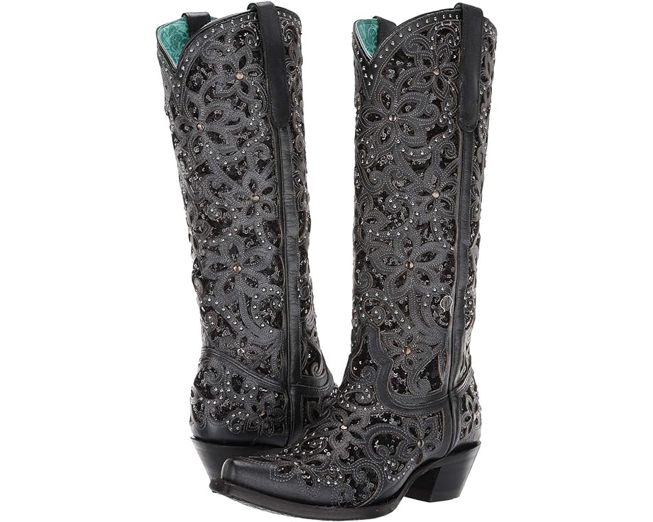 コーラルブーツ ブーツ 黒色 ブラック レディース 【 CORRAL BOOTS A3589 / BLACK 】