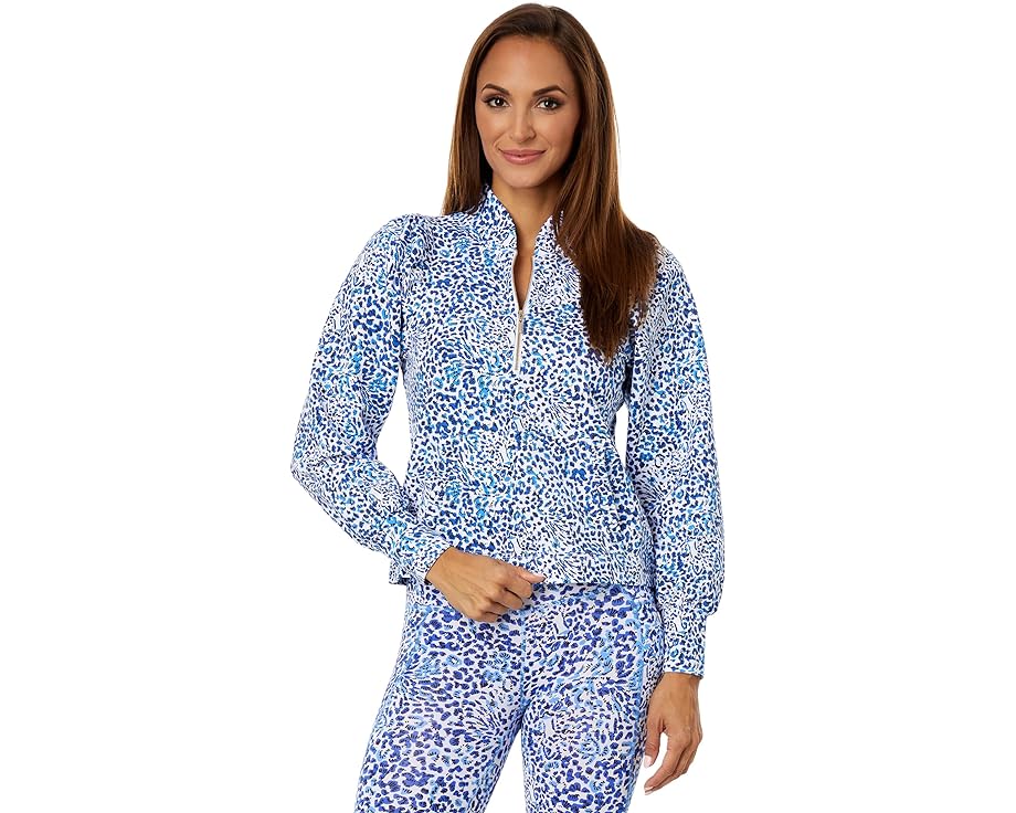 リリーピュリッツァー 捩り 白いこと 白いこと 長袖 レディース 【 LILLY PULITZER CABELLO LONG SLEEVE POPOVER / RESORT WHITE TWISTED UP 】 レディース流行り物 トップス 汗水 調教師
