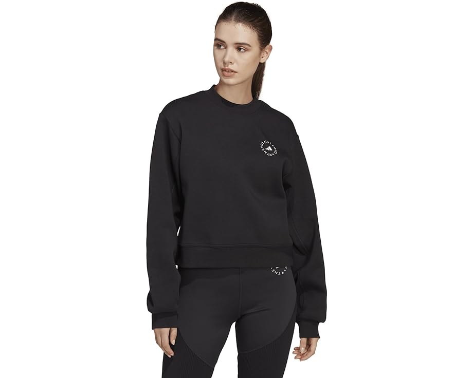 アディダス ステラマッカートニー アディダス トレーナー 調教師 黒いこと 黒いこと レディース 【 ADIDAS BY STELLA MCCARTNEY TRUECASUALS REGULAR SWEATSHIRT HR9172 / BLACK 】 レディース流行り物