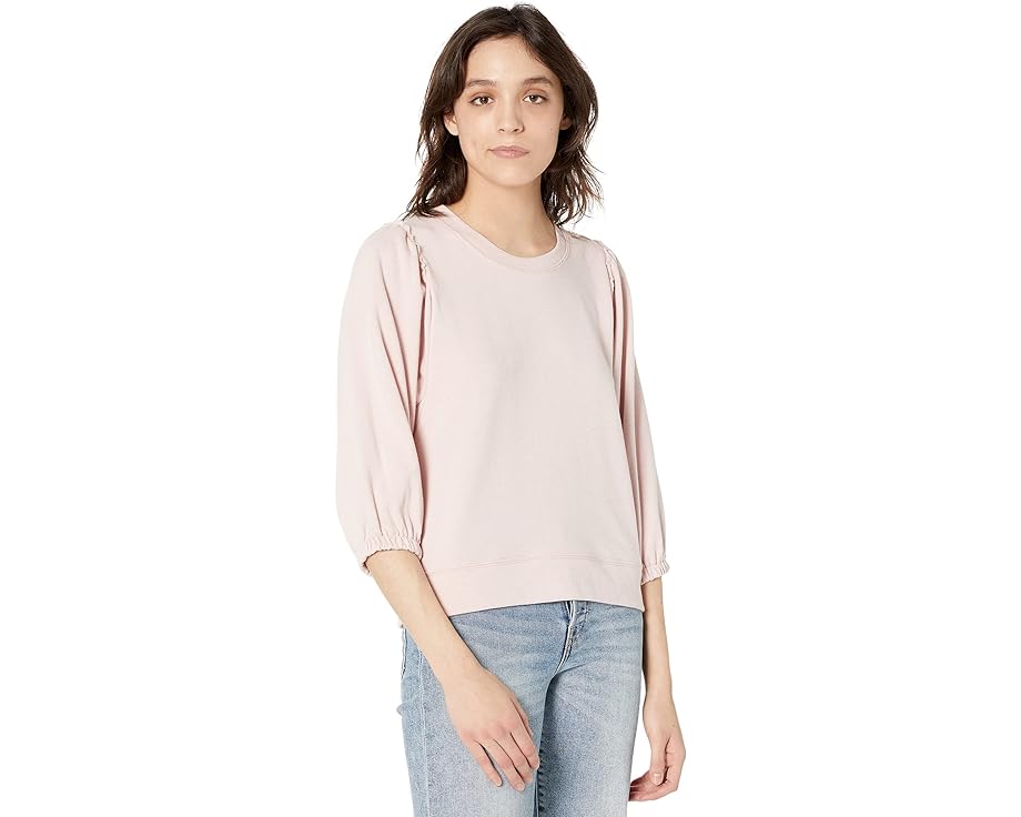 スプレンディッド 砂上の楼閣 捩り レディース 【 SPLENDID ECO BUBBLE SLEEVE PULLOVER / BLUSH 】 レディース流行り物 トップス パーカー