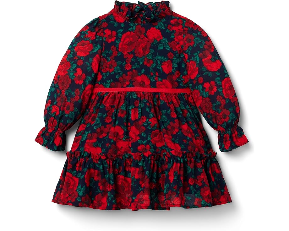 ジャニーアンドジャック ローズ ドレス 青色 ブルー ジュニア キッズ 【 JANIE AND JACK ROSE PRINT DRESS / BLUE 】 ベビー マタニティ 20,659円