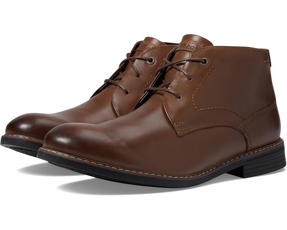 ロックポート クラシック チャッカ 茶色 ブラウン レザー メンズ 【 ROCKPORT CLASSIC BREAK CHUKKA / DARK BROWN LEATHER 】 ブーツ