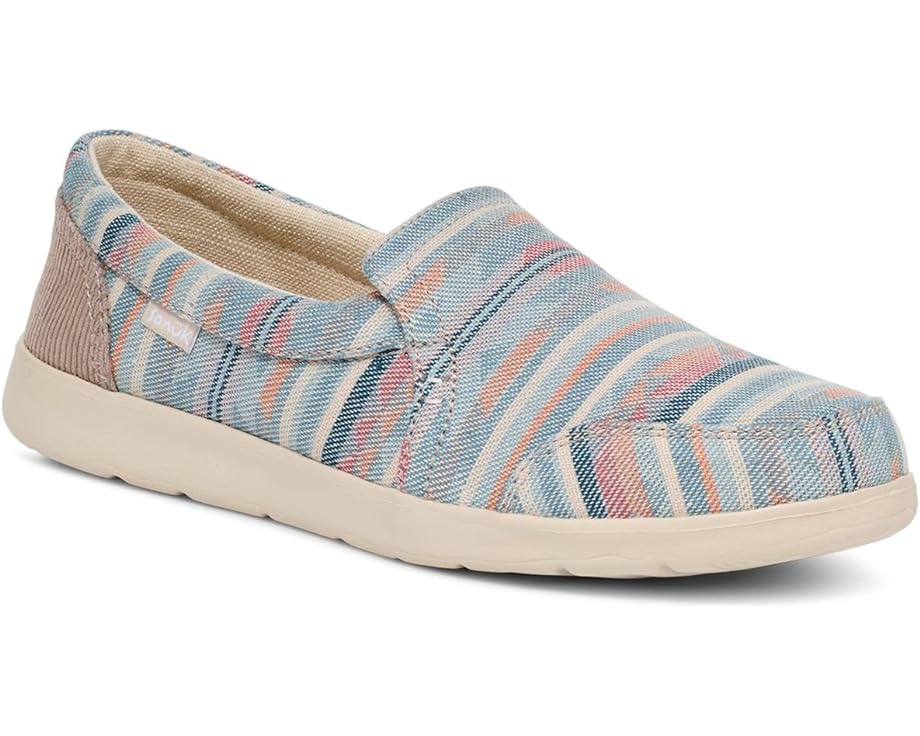 サヌーク サンダル ライト 青色 ブルー スニーカー レディース 【 SANUK HANGOUT LITE BLANKET / BLUE MULTI 】
